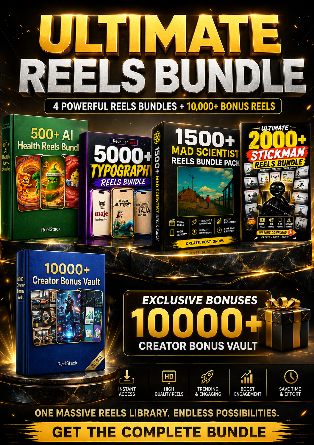 9000+ Viral Reels Bundle